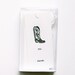 Boot - Set of 10 Letterpress Gift Tags