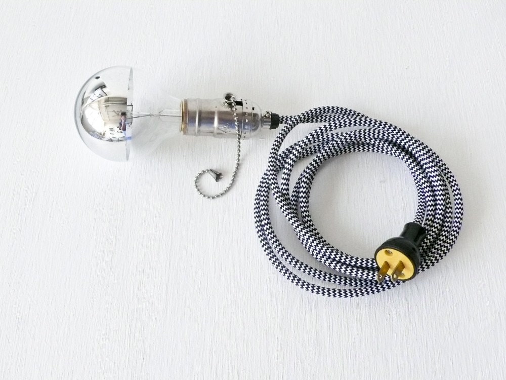 Design A Custom Hanging Light Lamp w/ Color Cord Pendant- 4ft Max Length
