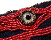 Eye Witness - Mystery Challenge Beaded Cuff Bracelet
