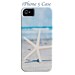 iPhone 5 case, Starfish iPhone 5 Case, Ocean, Beach iPhone Case, Blue, White, iPhone 5