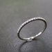 1.5mm Wedding Band Diamond Ring in 14K White Gold