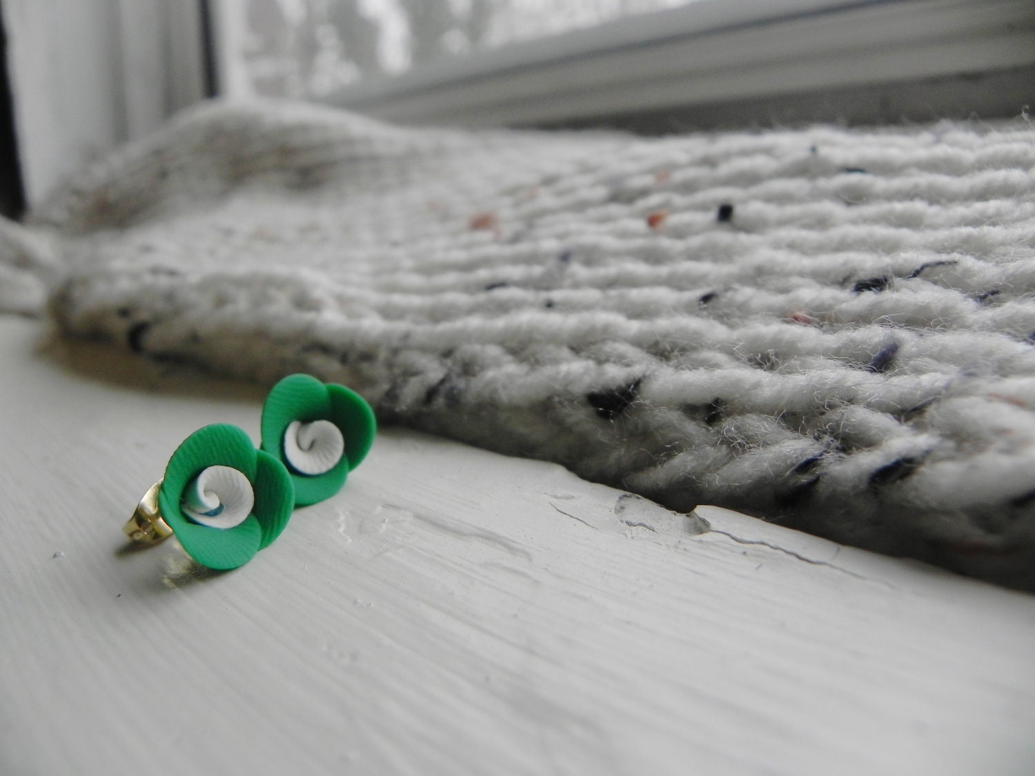 Spartan Pride Rose Earrings