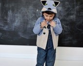 Wild Grey Wolf Coat