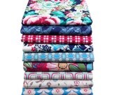FLORESSENCE - Art Gallery Fabrics - Fat Quarter Bundle - Luminescent palette - 10 pcs