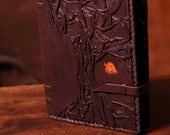 9 x 6.5 Tree of Life Vintage Natural Handmade Leather / Journal / Diary / Notebook / Daily Planner / Book Cover / Refillable