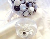 Chocolate And Vanilla Wedding Bouquet Set , alternative, non-traditional, bridal bouquet