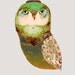 Wall Art For Kids. limited edition art print of (30) by Ashley Percival. Owl Decor.