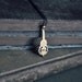 vintage violin necklace.