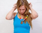 The Double Rainbow Necklace - Nursing Necklace - Teething Necklace