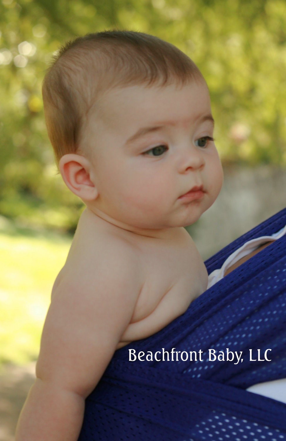 Second Quality PETITE Water Wrap Baby Carrier- babywearing at the beach, pool, water park or in the shower- PARADISE PLUM