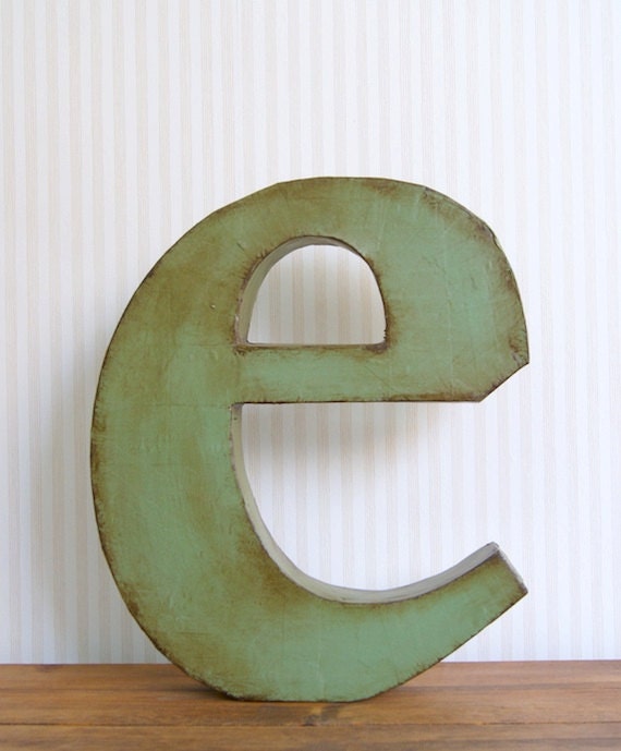 Handmade decorative letter