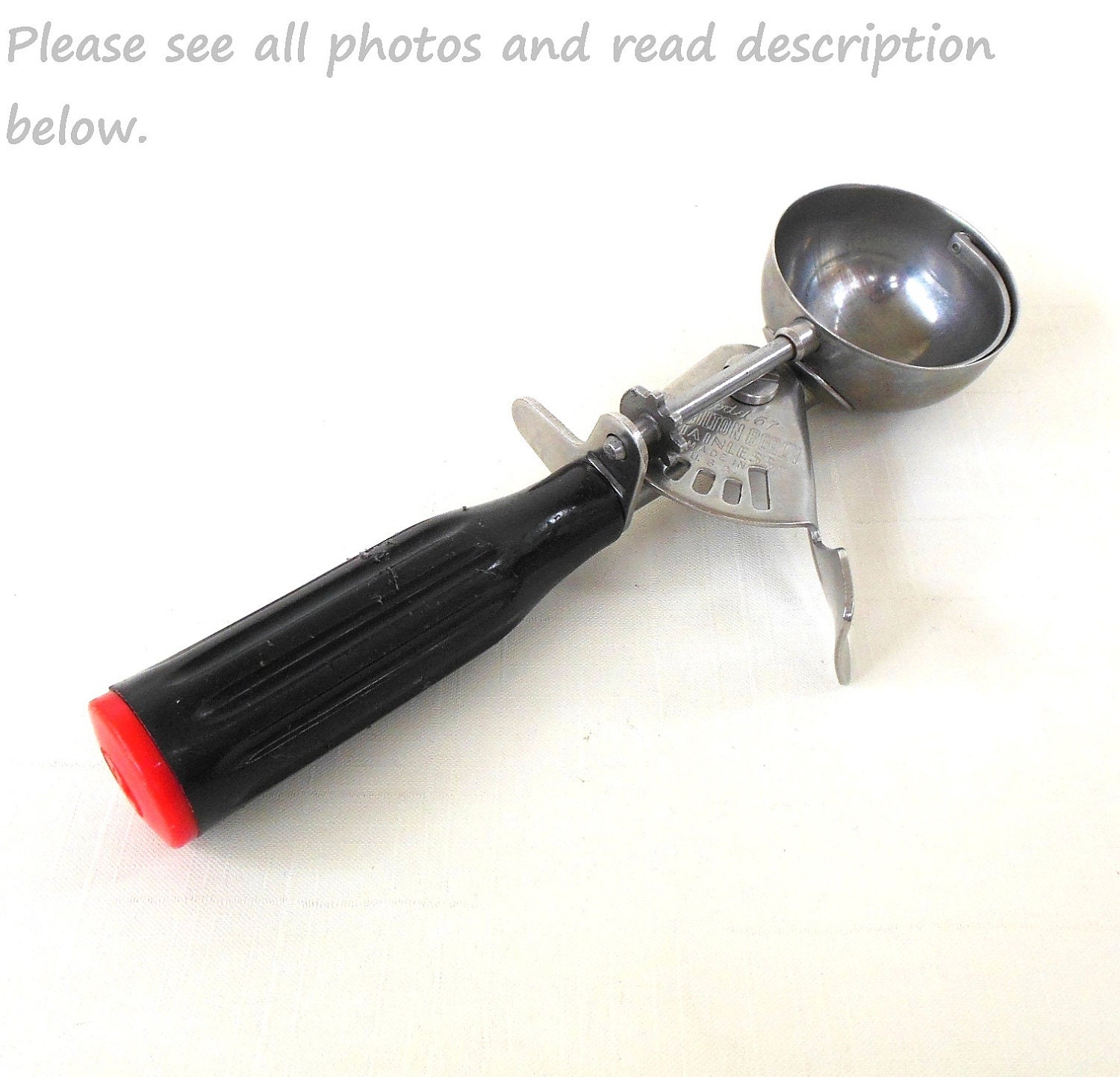 Hamilton Beach 67 Ice Cream Scoop Vintage Kitchen Utensil 24