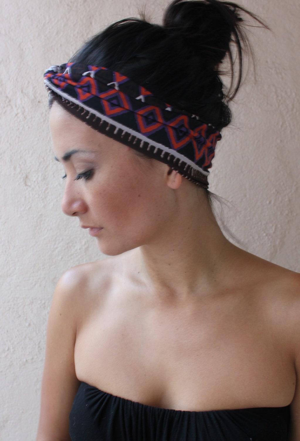 Navajo aztec turban twist headband