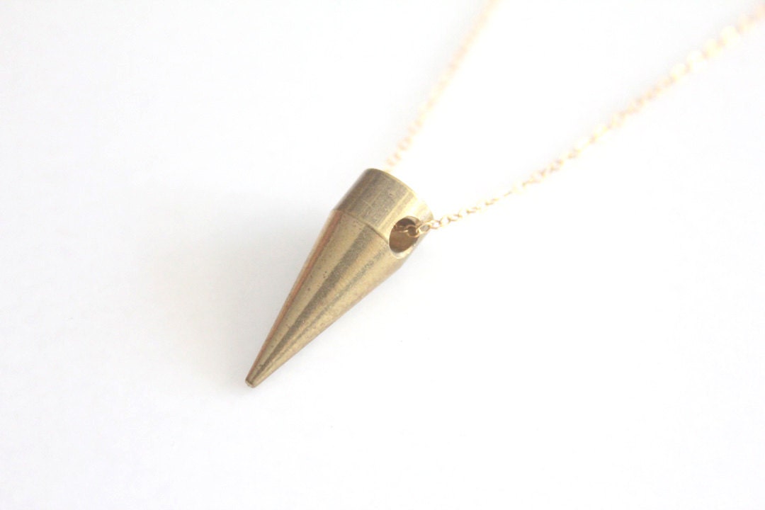 Gold Spike Necklace
