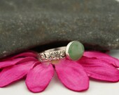 Ring Sterling Silver and Aquamarine