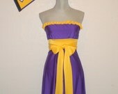 LSU Gameday dress in Purple and Gold