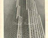 ROCKERFELLER CENTER New York photo print to frame decor
