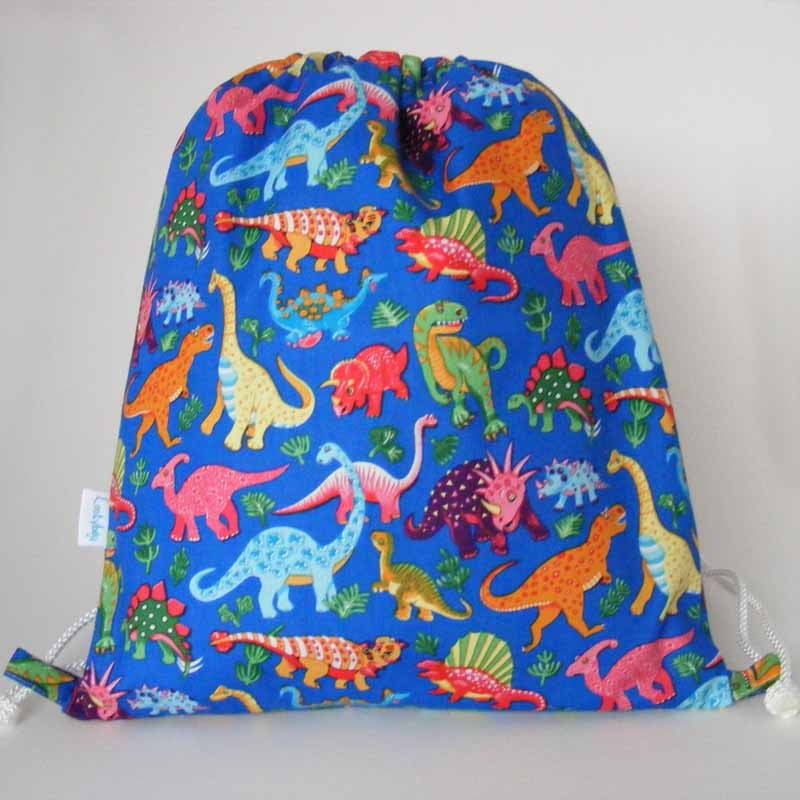 Dinosaur Waterproof  Backpack, Rucksack, Swim Bag & Gym Bag