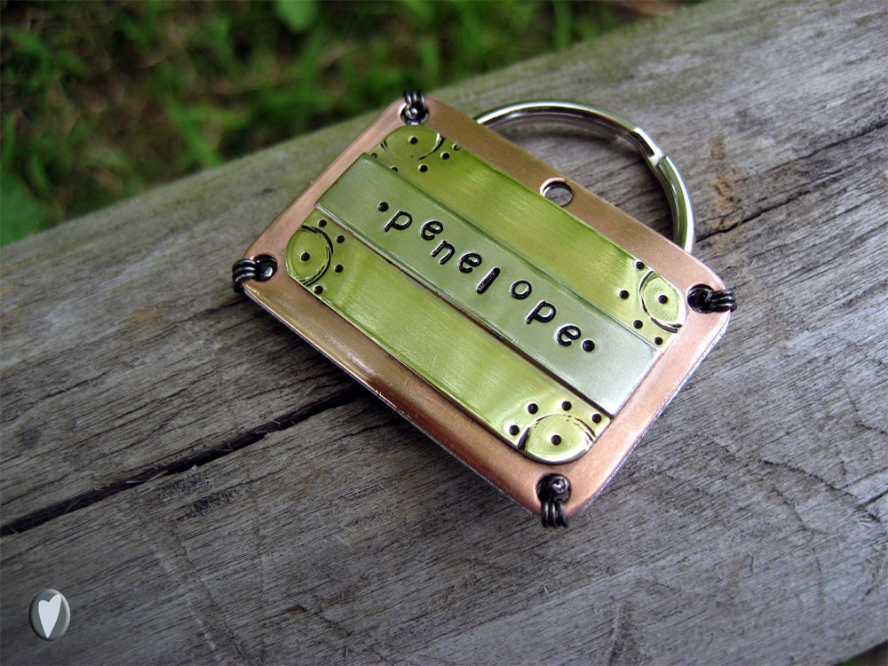 Copper, Brass, Nickel Silver Pet Id Tag - Mixed Metal - Unique Pet Id Tag - Aluminum - Gunmetal Wire