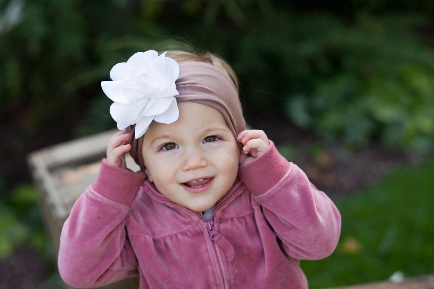 Stretch headband--jersey knit headband--newborn to adult size