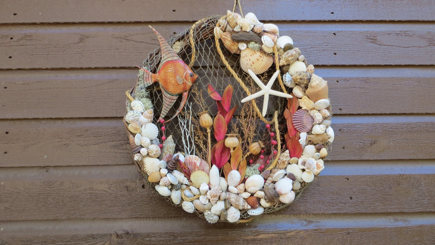Angel Fish Beach Wreath