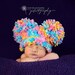 Baby girl hat pom pom hat newborn girl hat photography prop knit baby hat crochet infant girl hat chunky soft pink yellow blue