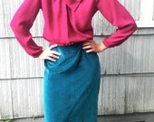 Fuschia Sheer Blouse