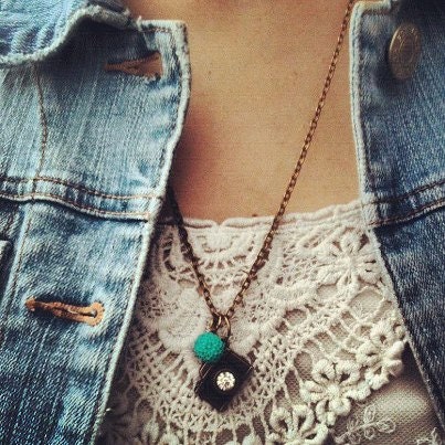 CAPTURE the moment CAMERA NECKLACE antique bronze wedding photography photographer gift teal mum red dahlia coral pink add ring earrings