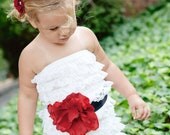 SIZE 4-7 Lace Romper--Petti Romper- Lace Rompers-Childrens Lace Romper-Photo Prop