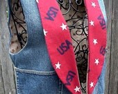 Denim Patriotic Vest Upcycled Blue Jeans Eco Rustic Western Ranch Rodeo Cowgirl Original OOAK itsyourcountryspirit