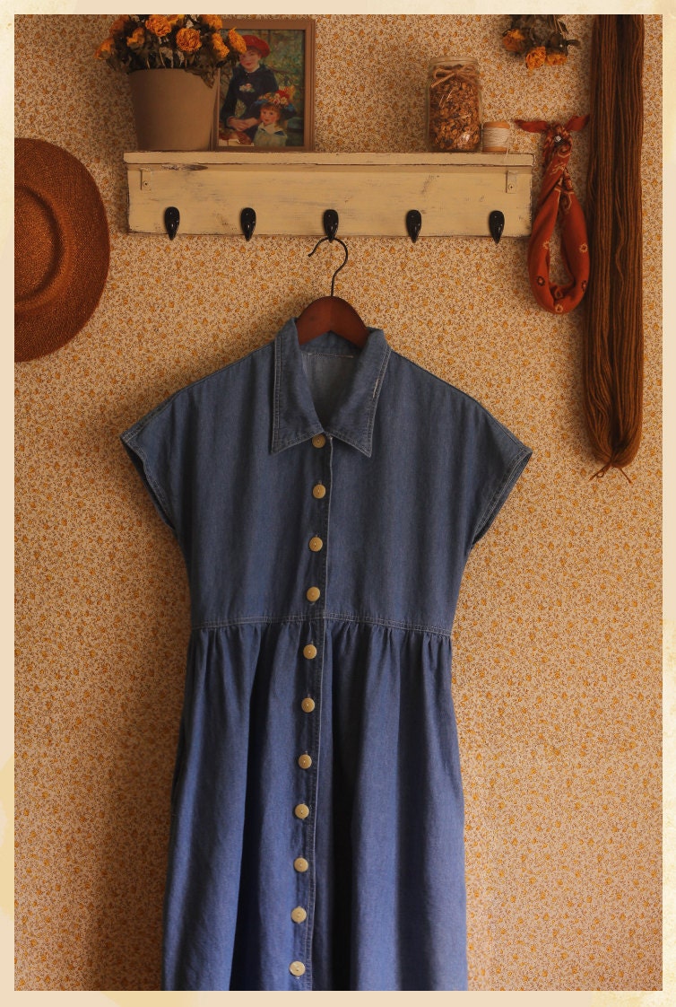 The Shirley Denim Vintage Dress