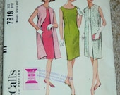 McCALLS 7819 Vintage Dress Pattern Size 16