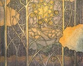 Art print - Forest Temple - 7 x 10