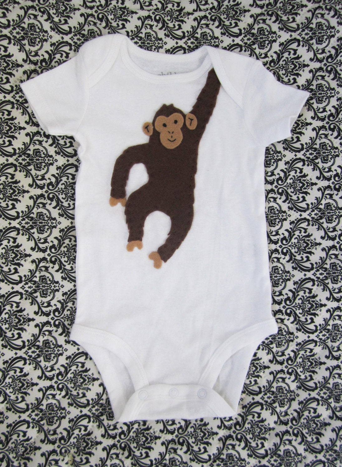 Monkeying around Monkey Baby Onesie