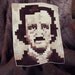 Edgar Allan Poe // One of a Kind Throw Quilt //