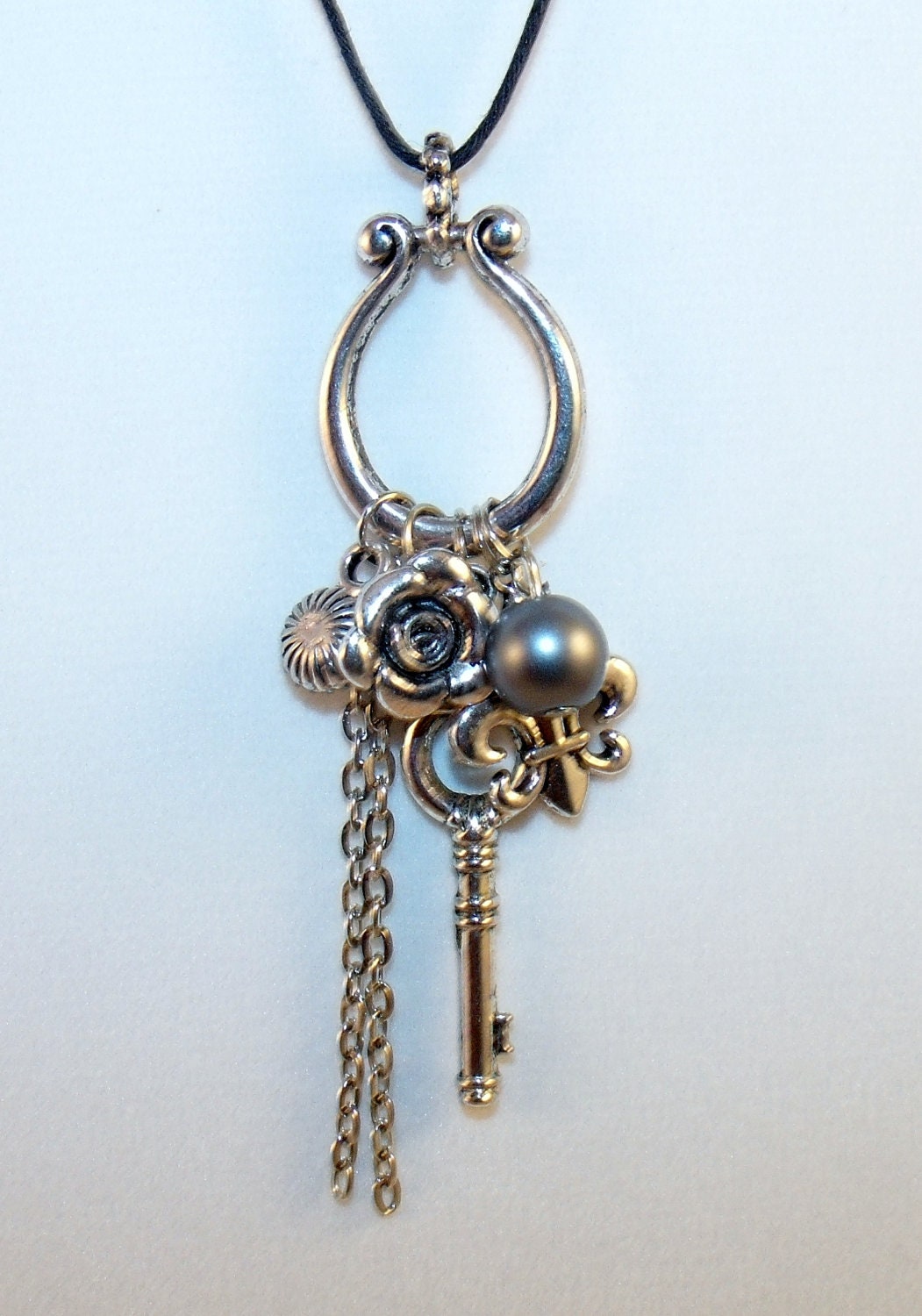 Gothic Charm Hemp Necklace