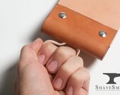 Supersized Razor Strop Kit: Leather Hanging Strop, and Abrasive Balsa Wood