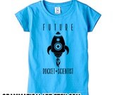 Future Scientist Shirt Kids Rocket Scientist Baby Toddler Science Shirt Baby Geekery Nerdy Kids Clothes Space Baby Gift