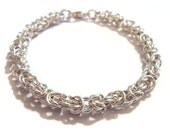 Byzantine Chainmail Bracelet in Silver