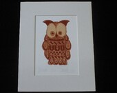 Draha - Limited Edition Owl Illustration Digital Print