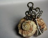 Victorian styled skeleton key - metalwork - steam punk - woman's jewelry - gift - for her