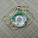 New York Mets Logo Glass Pendant In Silver Bezel, Trading Card Image