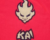 tshirt Lego Ninjago Kai the Red Ninja inspired