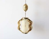Unique Retractable Brass Ceiling Light