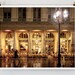 Paris Cafe Nemours, Paris Photography, Paris in the Spring Rain - 8x10 Wall Art Prints