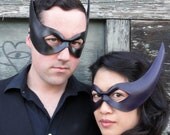 Leather mask - cosplay superhero - Striker - Made to Order