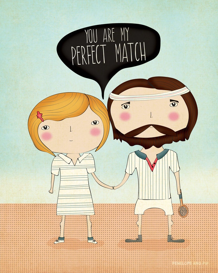 Art Print, Inspirational Quote, Home Decor, Anniversary, Love, Valentines, Original illustration from Penelope and Pip,
