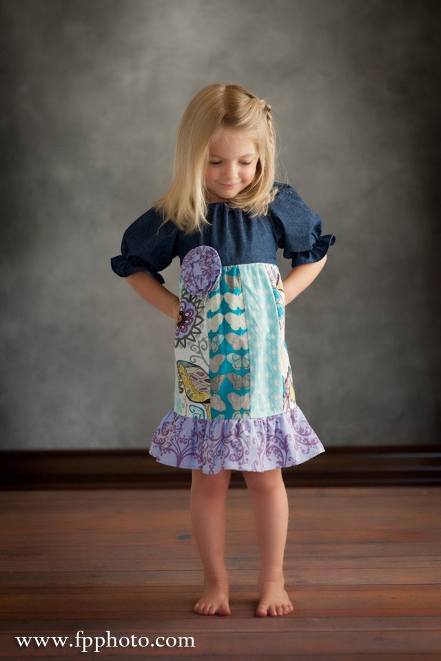 Cocoon Peasant Dress - Size 3 Ready To Ship