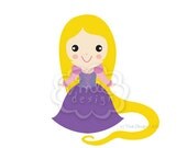 Clip Art A53 - Rapunzel Tangled