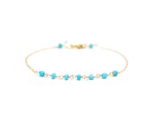 Linked Turquoise Bracelet